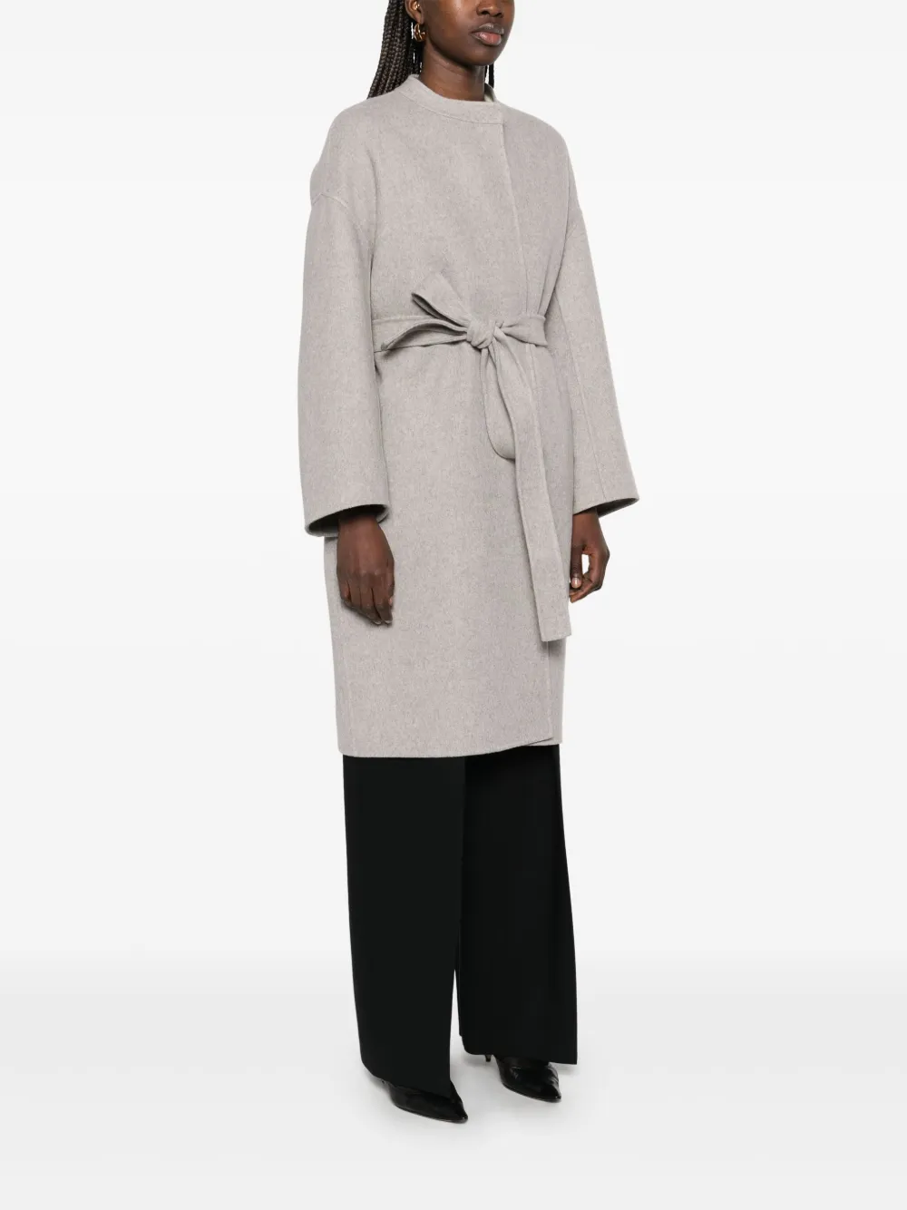 The Row Ilde Coat In Gray