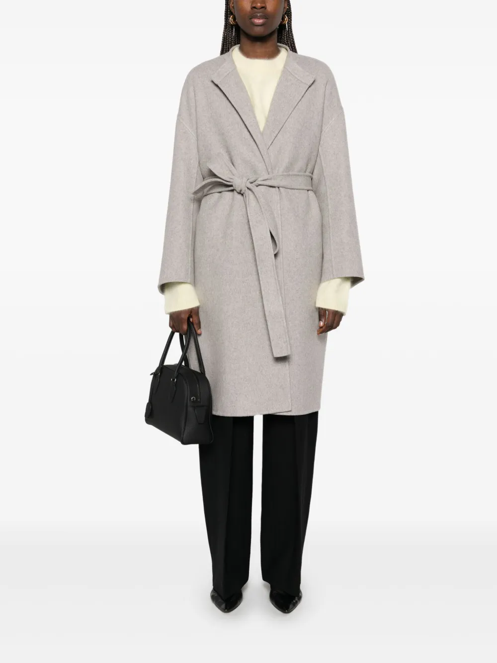 The Row Ilde Coat In Gray
