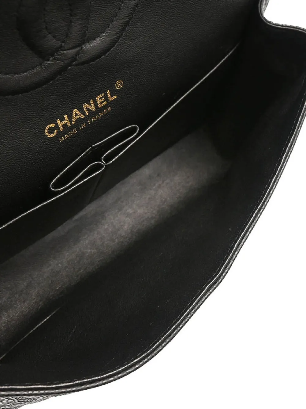 CHANEL Pre-Owned 2009 Classic Double Flap schoudertas Zwart