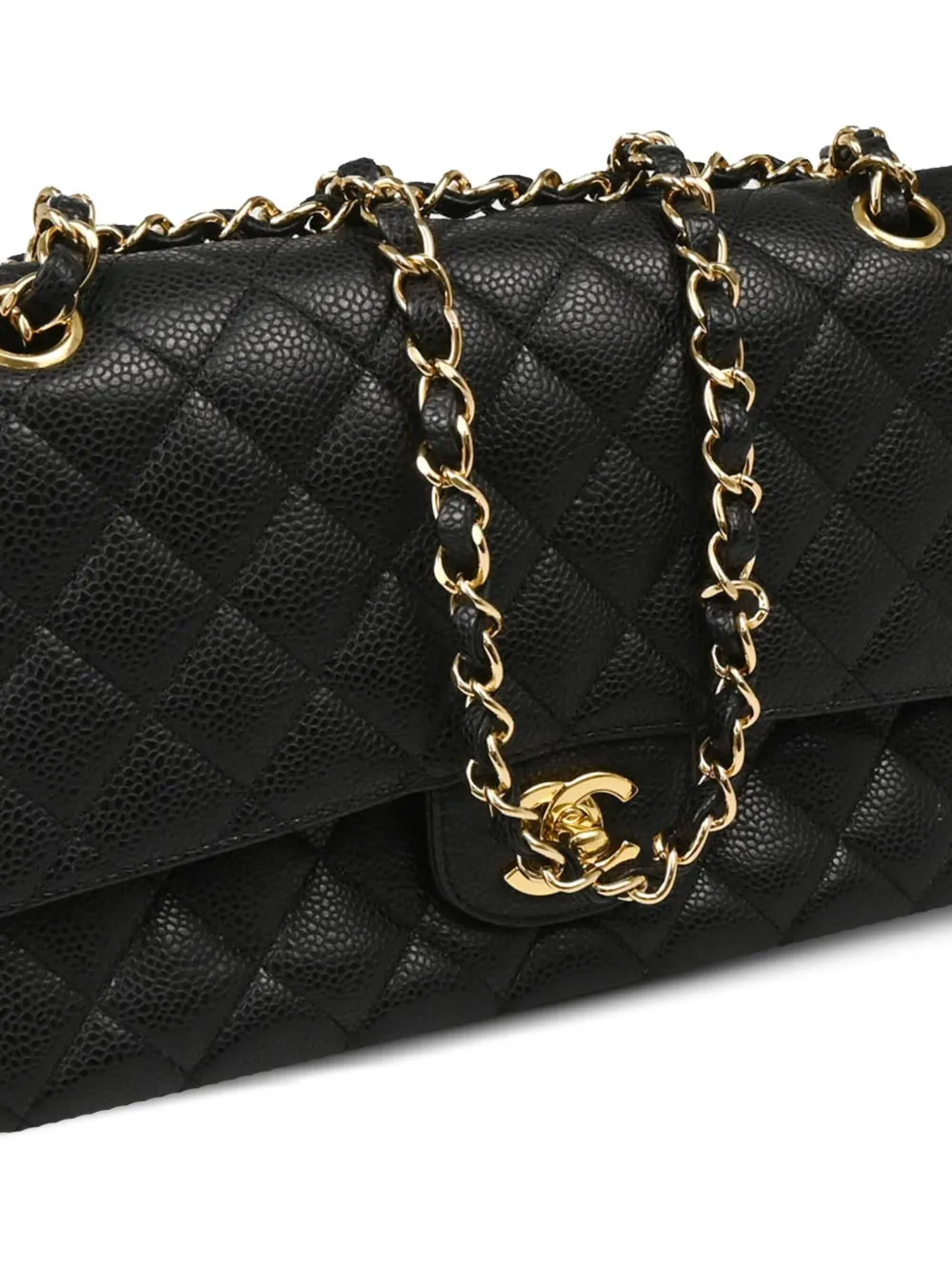 CHANEL Pre-Owned 2009 Classic Double Flap schoudertas Zwart