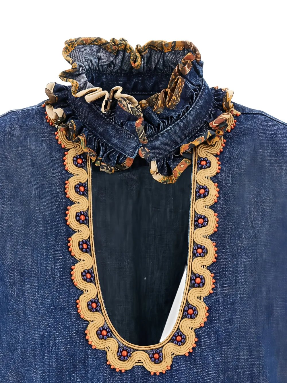 Valentino Garavani embroidered chambray blouse | Blouses | Image 2