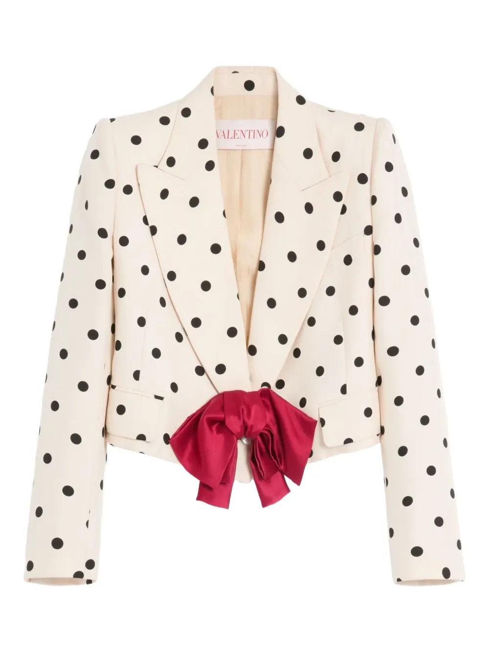 Valentino Garavani Blazer met Plusdepois-print Beige