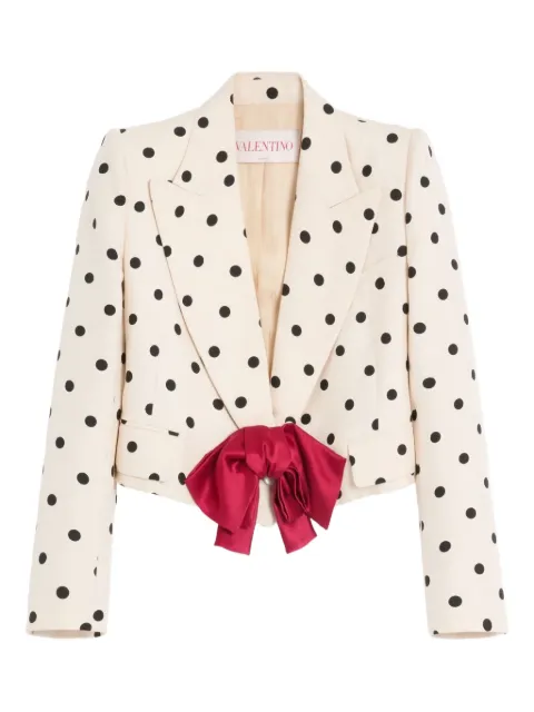 Valentino Garavani blazer con estampado Plusdepois