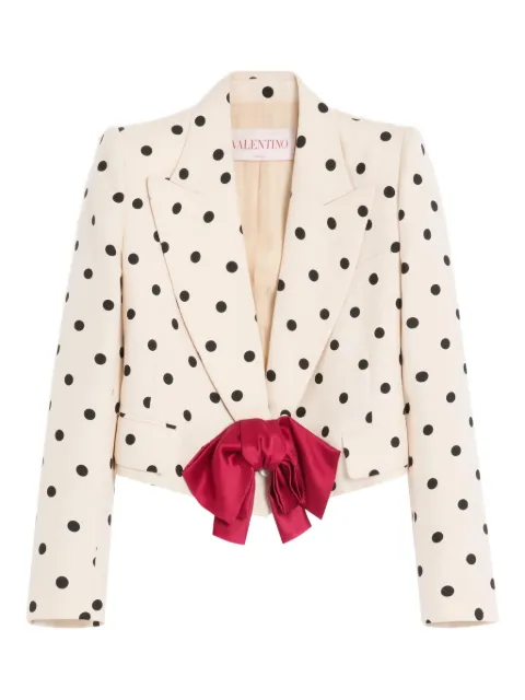 Valentino Garavani blazer con estampado Plusdepois