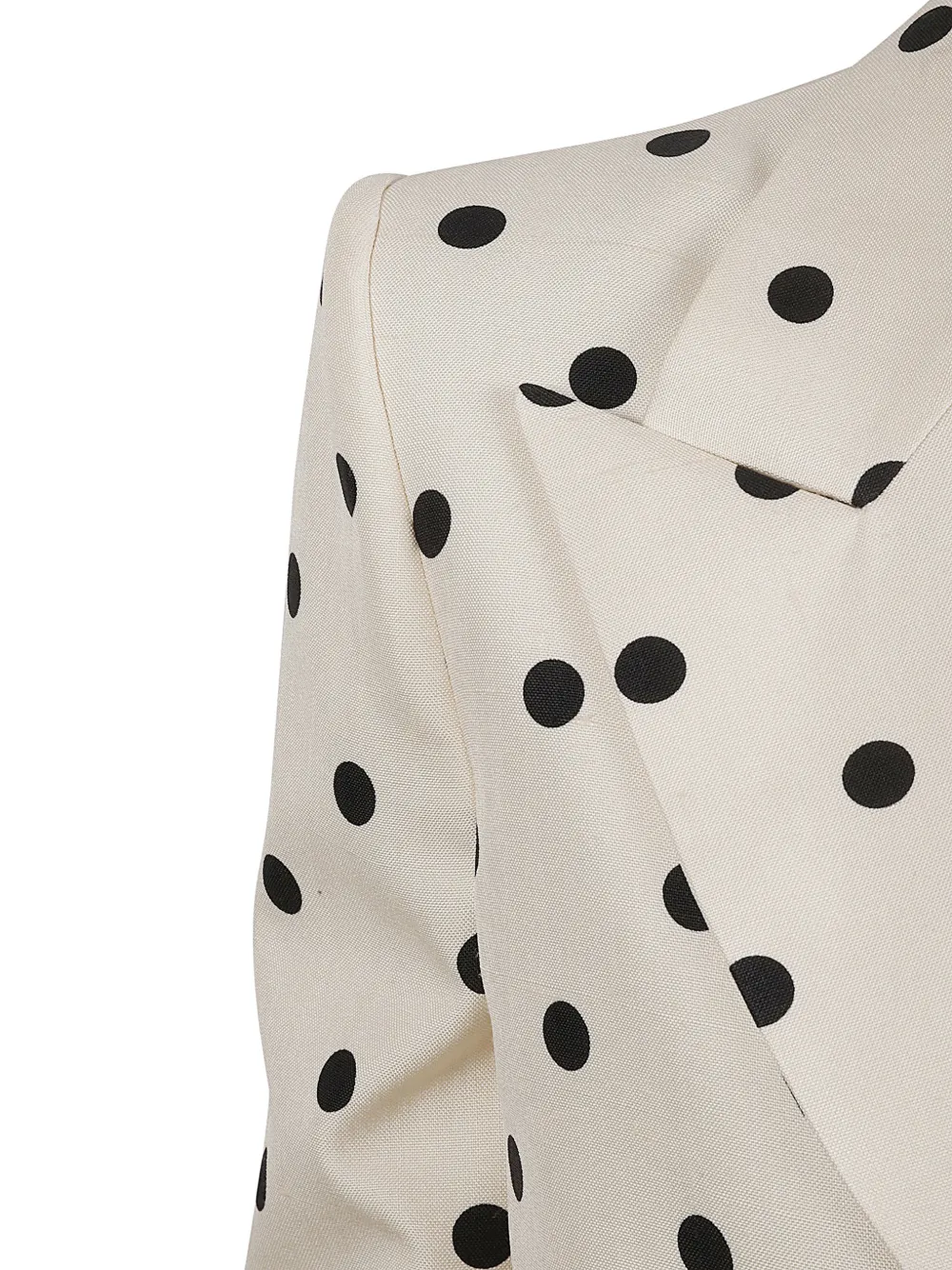 Valentino Garavani Shantung blazer met plusdepois-print Beige
