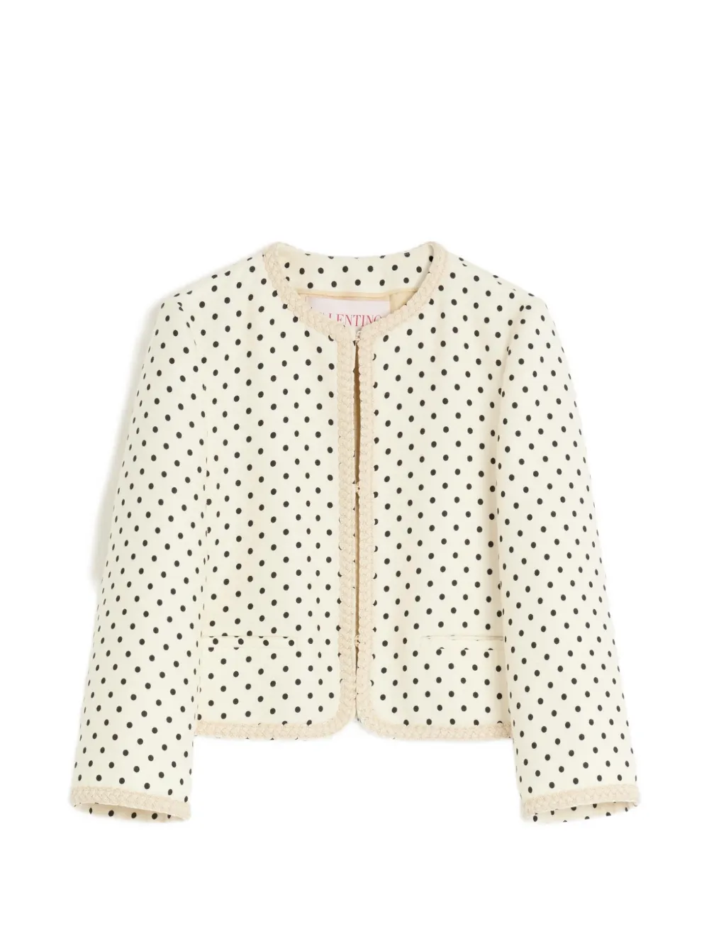 Valentino Garavani - Supergran Plusdepois-Print Blazer - Viscose - 44 - Women's Neutrals