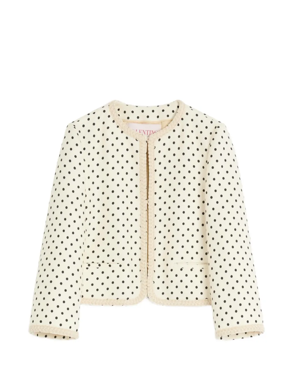 Valentino Garavani Gepunkteter Blazer - Nude