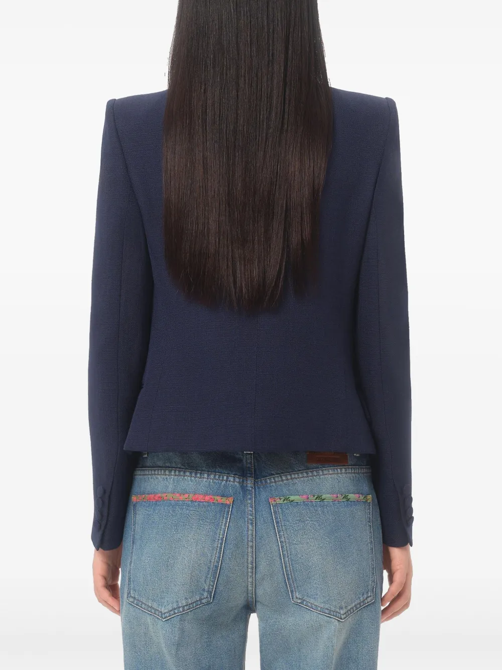 Valentino Garavani Blazer met enkele rij knopen Blauw