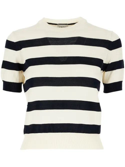 Cruna t-shirt à rayures - Blanc - Cruna - Modalova
