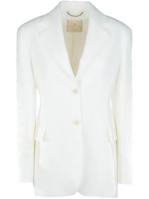 Ermanno Scervino blazer con apliques florales