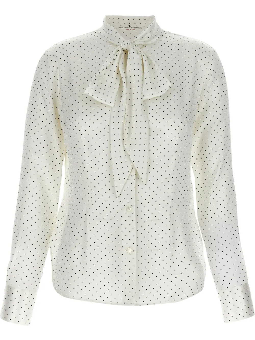 Ermanno Scervino blouse met stippen Wit