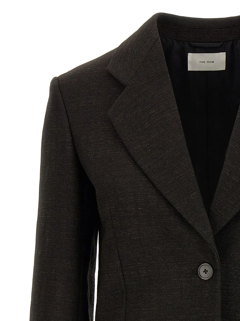 The Row Blazer met enkele rij knopen Bruin