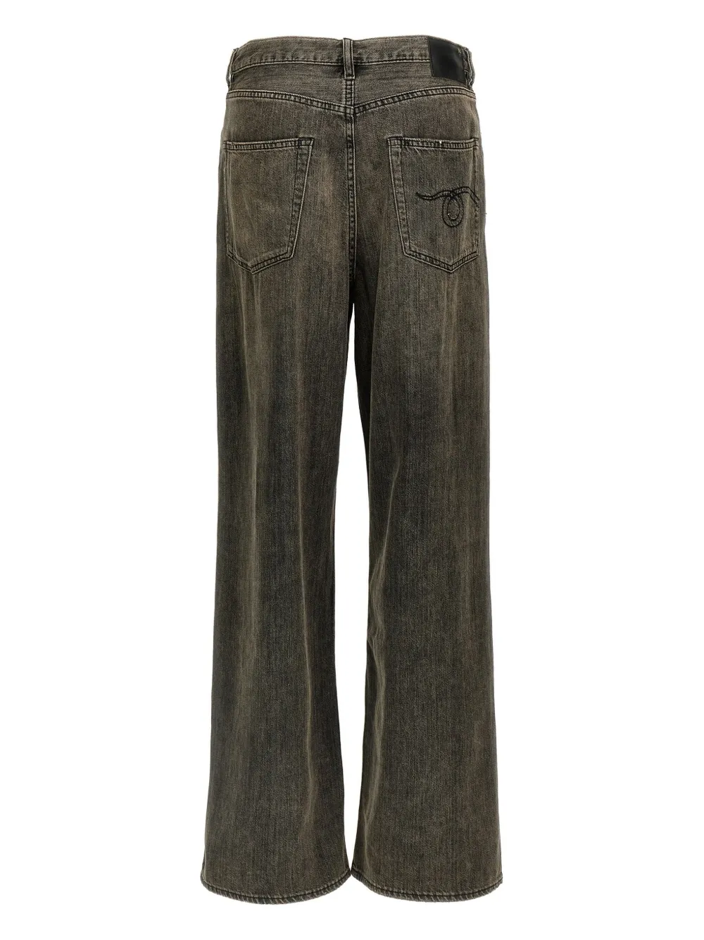 R13 Ellery wide-leg jeans - Grijs