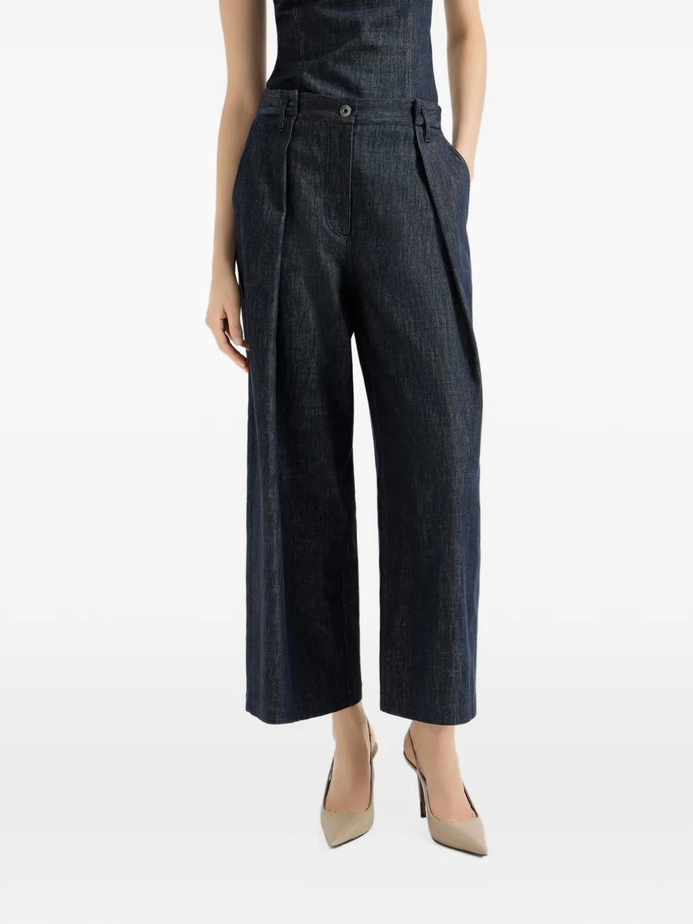 Brunello Cucinelli Plooibroek Blauw