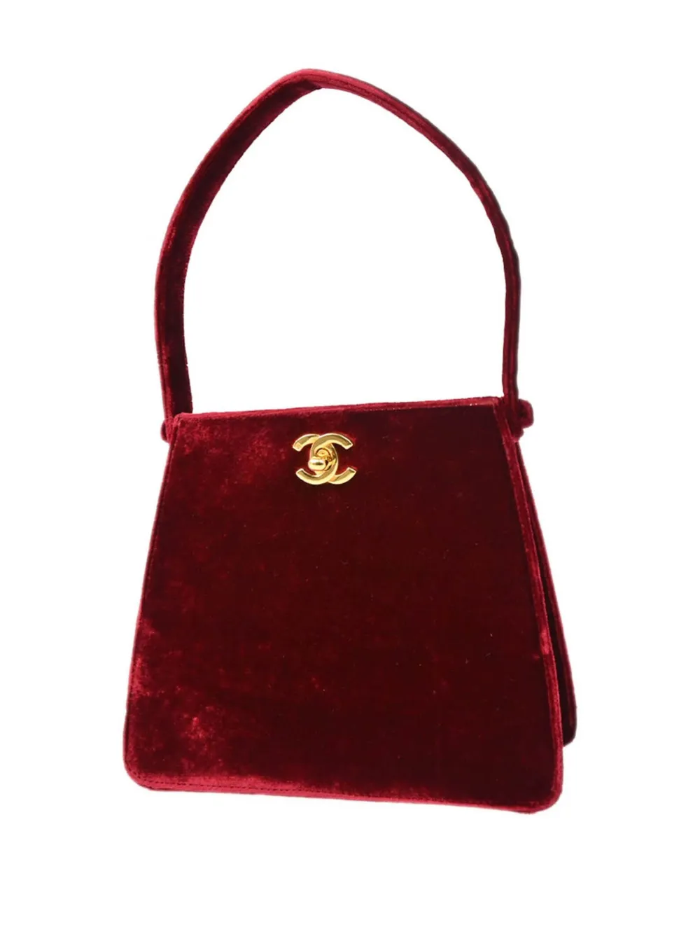 CHANEL Pre-Owned 1997 shopper met dubbel draaislot - Rood