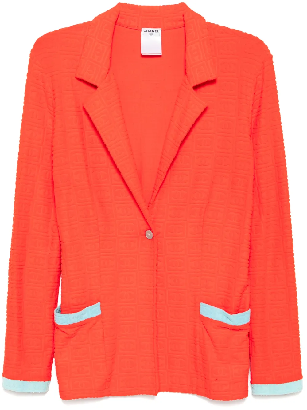 CHANEL Pre-Owned chamarra con botones 1990-2000 | naranja | Image 1