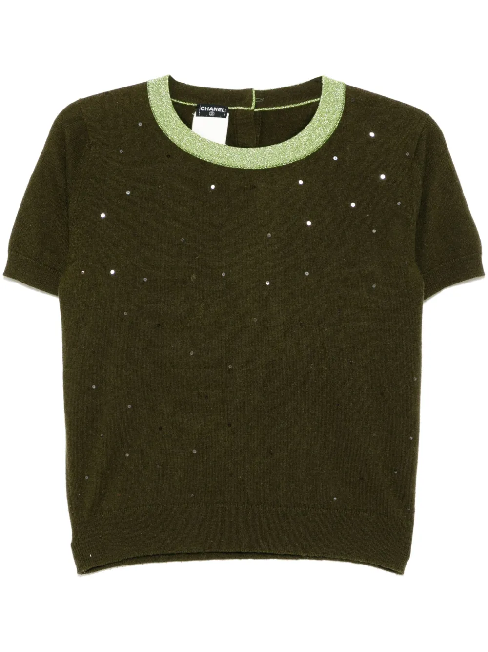 1996 short sleeve sweater knit top