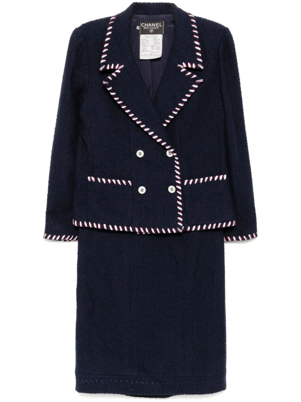 CHANEL Pre-Owned falda con chamarra 1994 | azul | Image 1