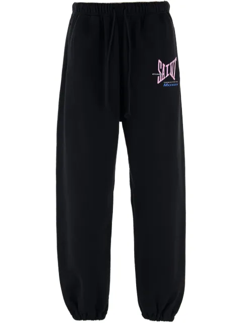 SAINT MXXXXXX logo-print track pants
