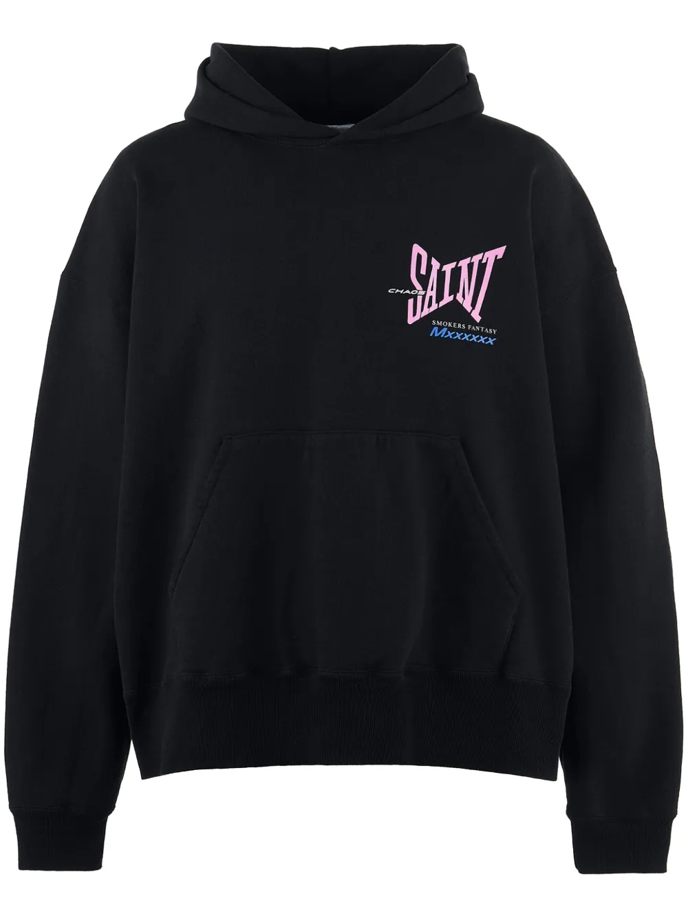 logo cotton hoodie