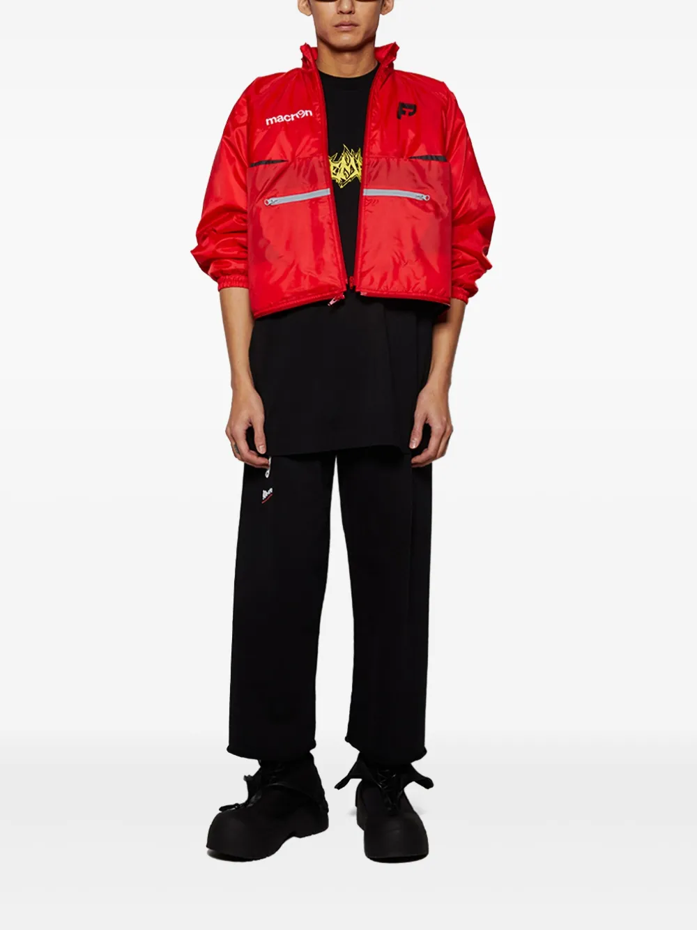 PROTOTYPES logo-print track pants - Zwart