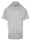 Balenciaga Incognito hooded layered T-shirt - Grey