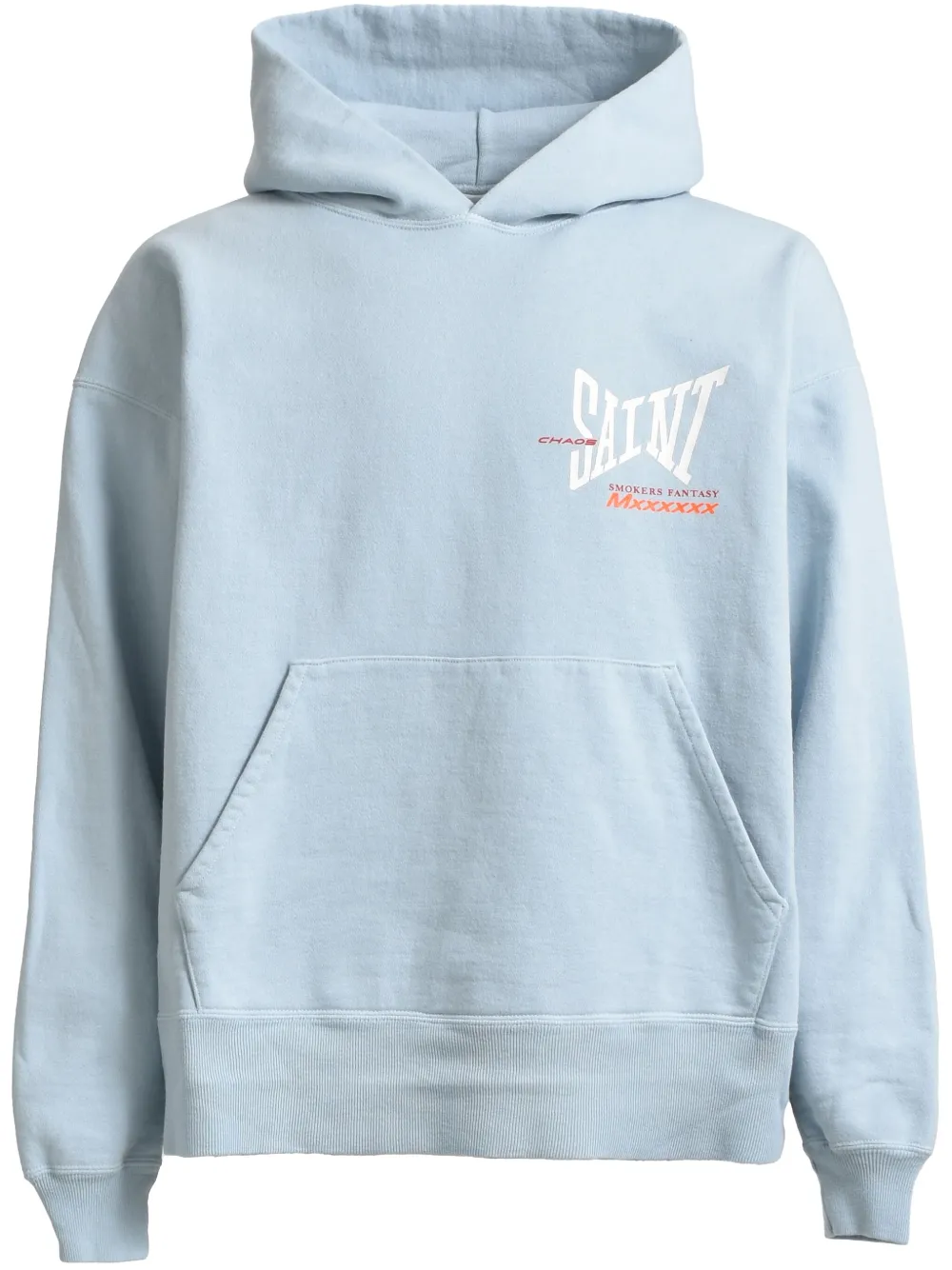 logo cotton hoodie