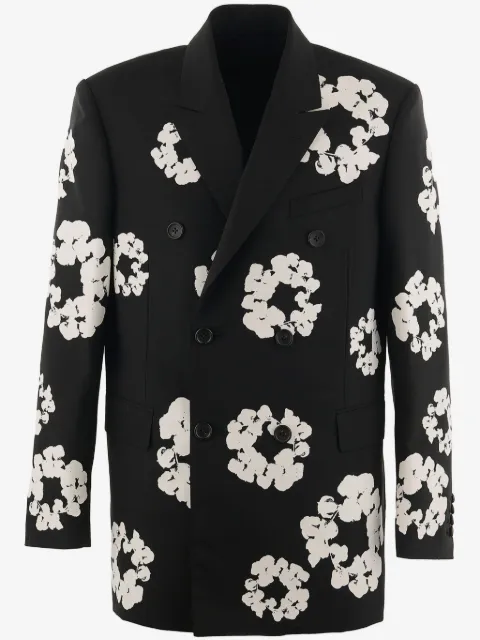 SAINT MXXXXXX x Denim Tears Cotton Wreath blazer