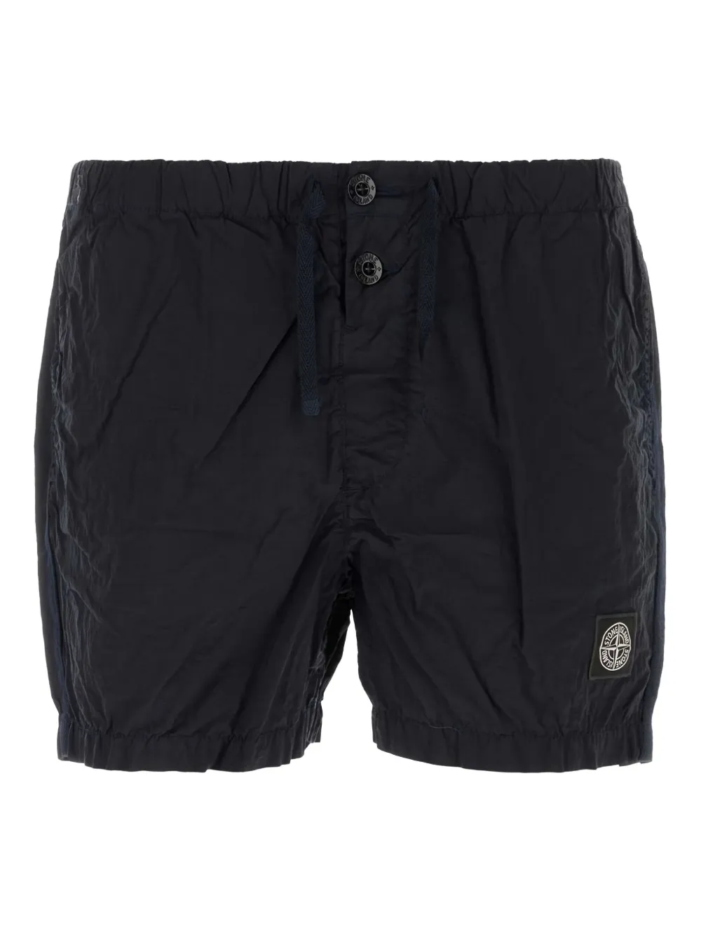 Stone Island コンパスバッジ トランクス水着 - ブルー Stone Island コンパスバッジ トランクス水着 - ブルー