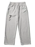 PROTOTYPES number-print track pants - Grey