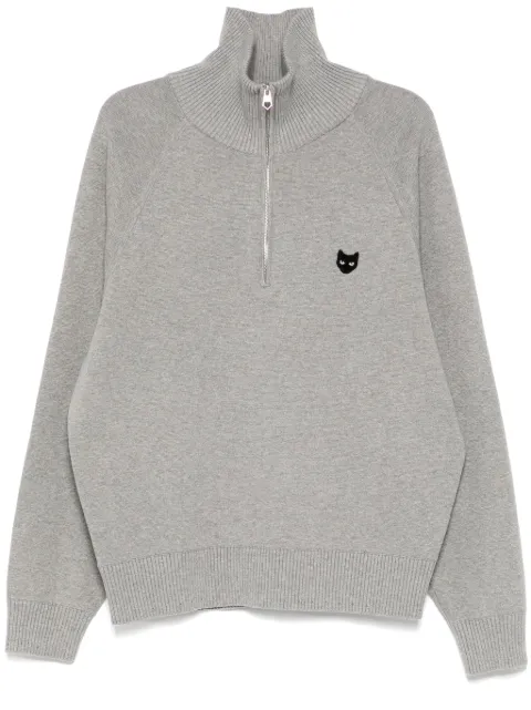ZZERO BY SONGZIO emblem high-neck jumper