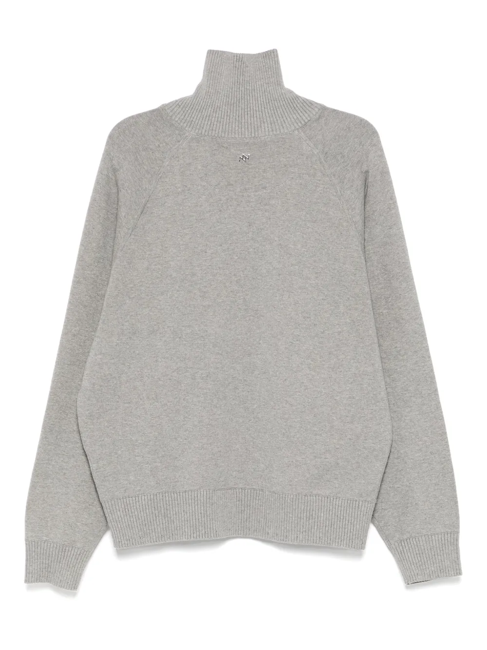 ZZERO BY SONGZIO emblem high-neck jumper - Grijs