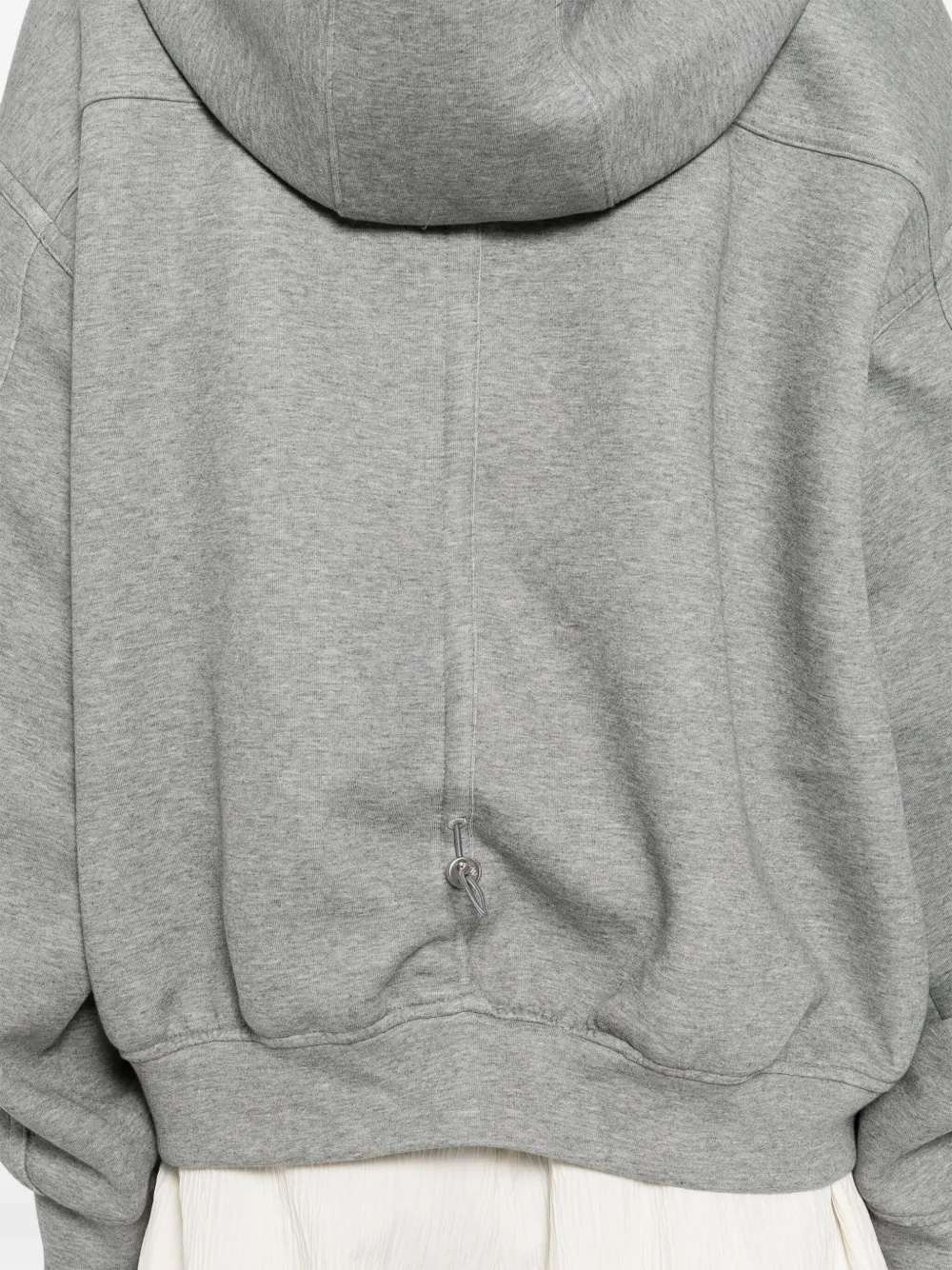 ZZERO BY SONGZIO Deviant hoodie met rits Grijs
