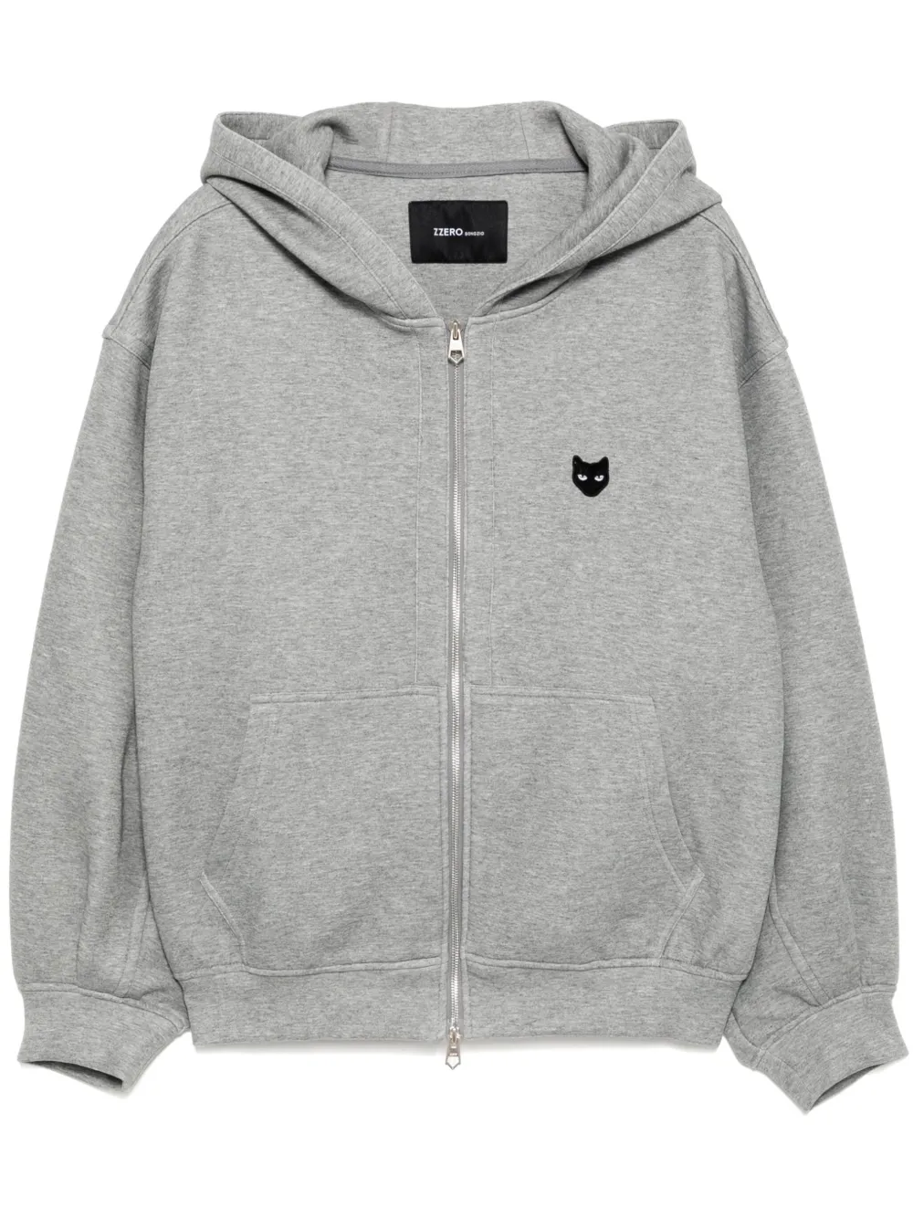 ZZERO BY SONGZIO Deviant zip-up hoodie | Grey | Image 1