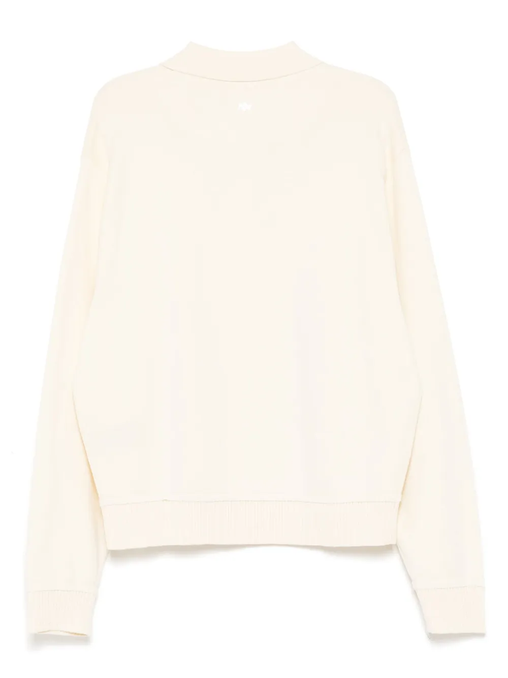 ZZERO BY SONGZIO emblem open-collar jumper - Beige