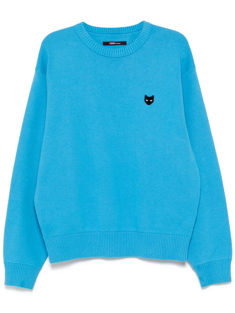 emblem crew-neck jumper