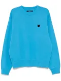 ZZERO BY SONGZIO emblem crew-neck jumper - Blue
