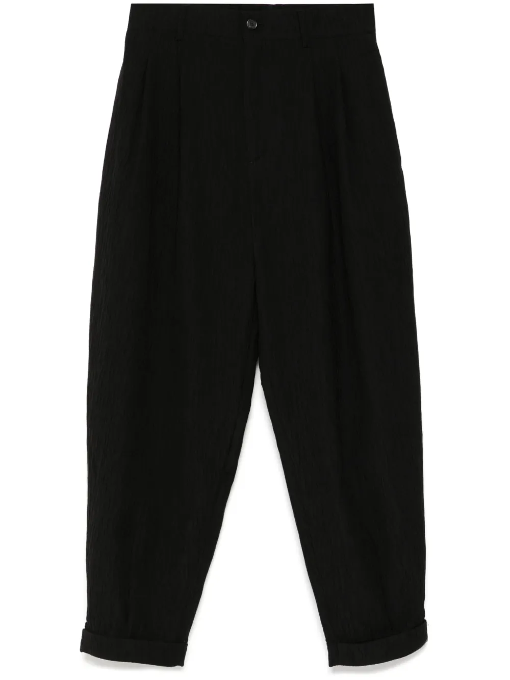 SONGZIO Geplooide broek Zwart