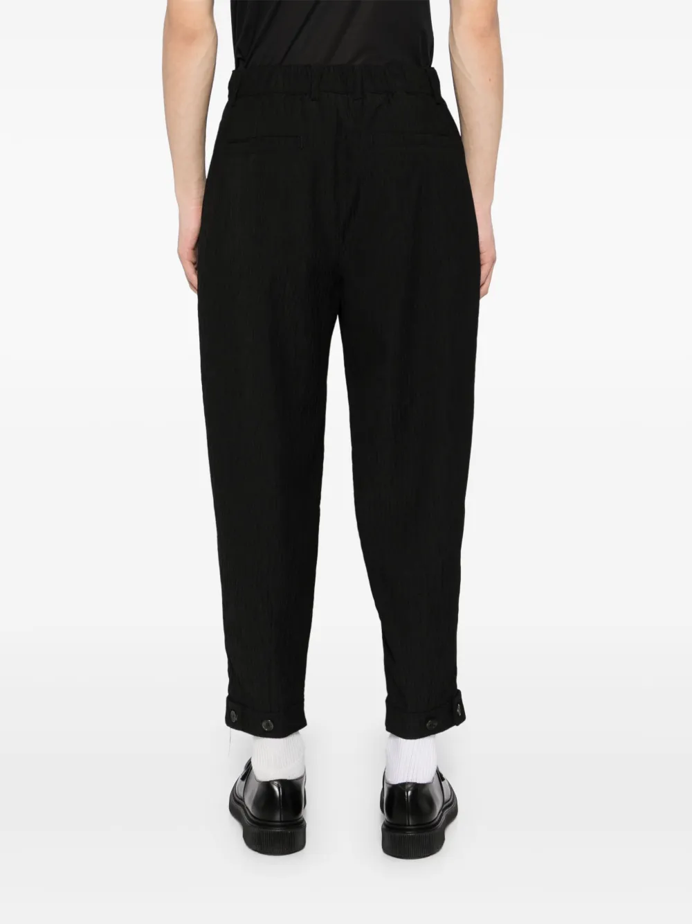 SONGZIO Geplooide broek Zwart