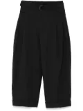SONGZIO belted level volume wide-leg trousers - Grey