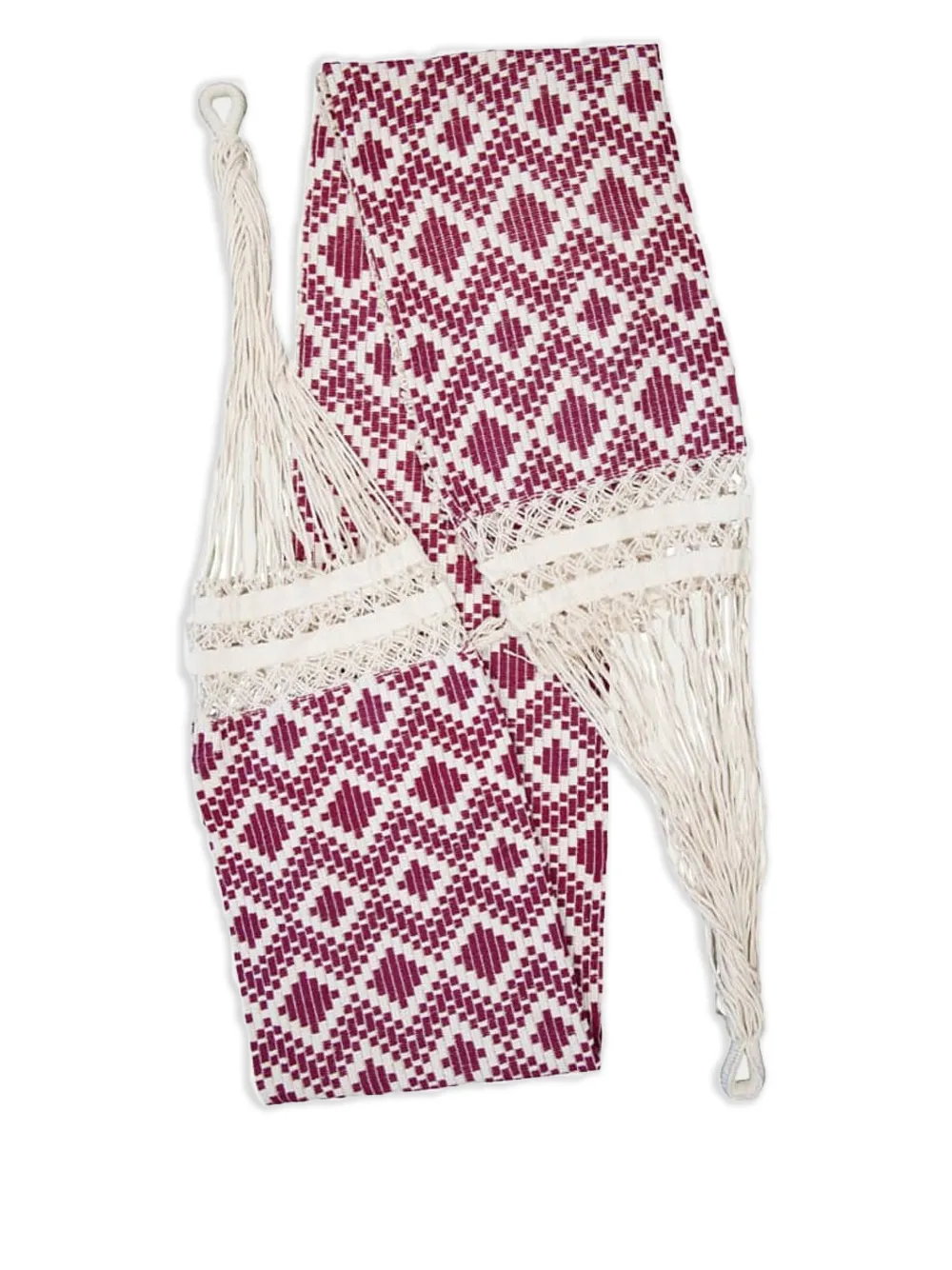 Frescobol Carioca Simao jacquard hammock | bianco | Image 1