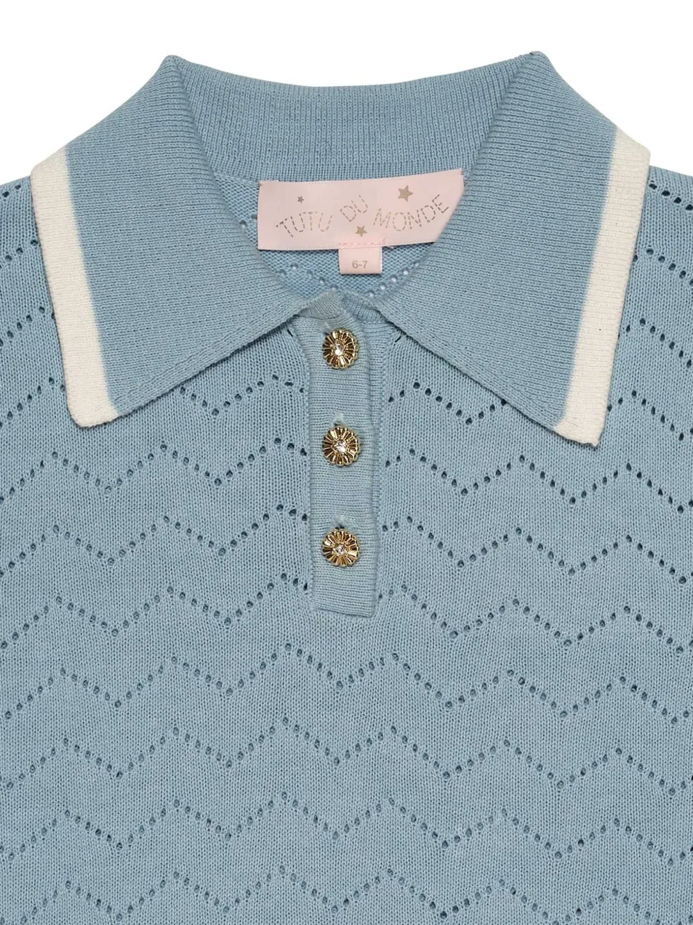 Tutu Du Monde Chelsea gebreide polotop Blauw
