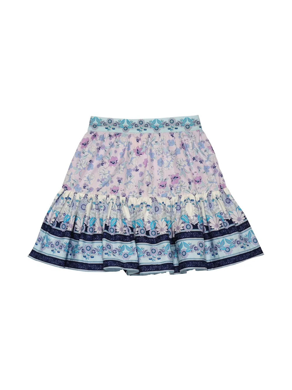 Tutu Du Monde floral-print skirt - Blauw