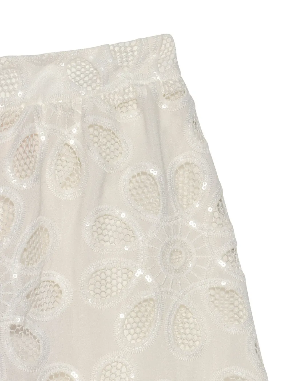 Tutu Du Monde Layla kanten broek Wit