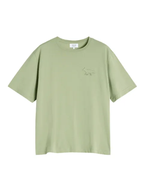 Maison Kitsuné profile fox-embossed T-shirt