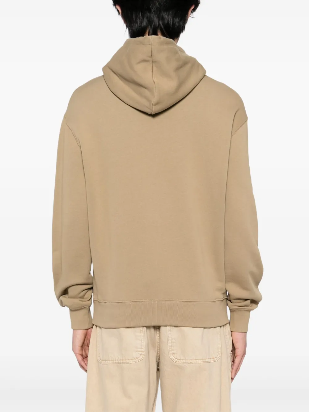 Maison Kitsuné Chillax Patch Regular Hoodie Chamomile In Brown