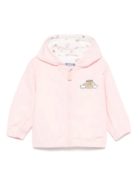 Moschino Kids جاكيت مطر بزينة تيدي