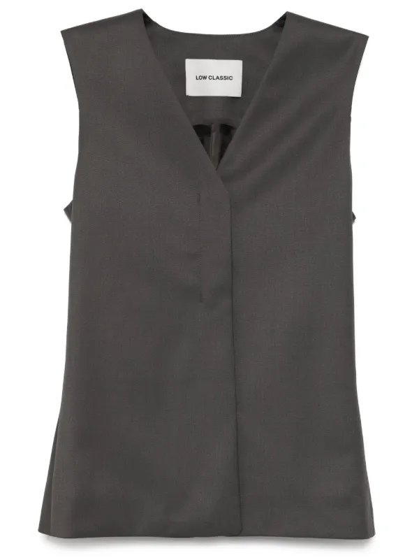 【LOW CLASSIC】 WAIST POINT WOOL VEST / 追跡付 28424896_58071455_600.jpg