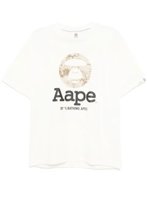AAPE BY *A BATHING APE® t-shirt à logo imprimé
