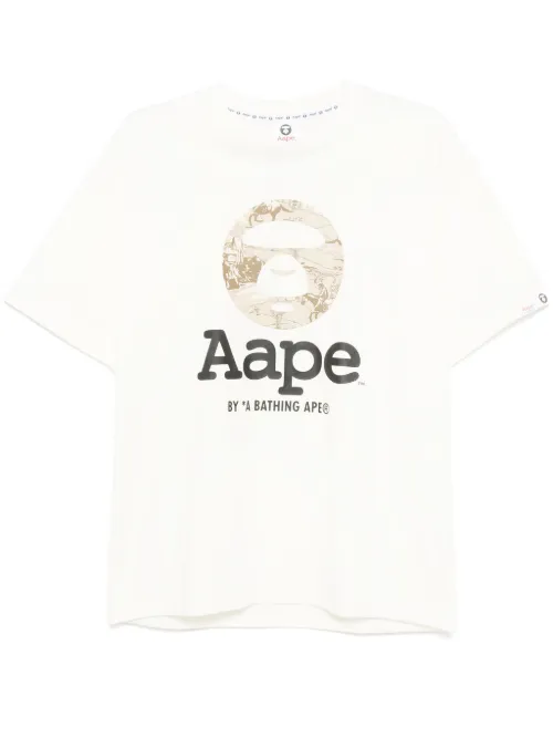 T-shirt à logo imprimé - AAPE BY *A BATHING APE® - Modalova